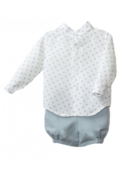 Blusa con estrella y bermuda para niño de Eve Children